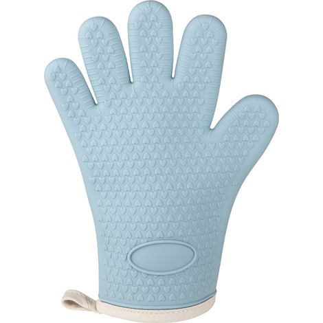 Gant De Cuisiniere - Isolant Thermique - Résistant À Haute Température Jusqu'à 250 °C - Pour Four Micro-ondes Plaques Cuisinière - Bleu - 1 Pièce (1/3)