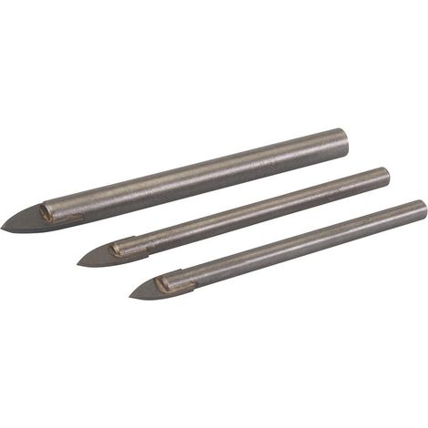 Silverline 217584 Set di Punte per Vetro/Piastrelle, 3 PCE, Set (1/2)