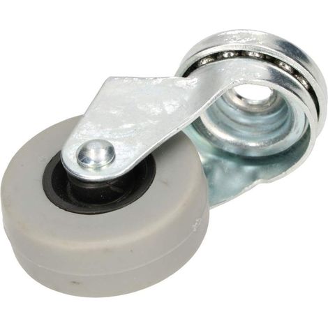 KOTARBAU Roulettes pour meubles Ø 40 mm - Pour tous les sols - Roulettes pivotantes en caoutchouc - Roulettes de transport robustes (1/5)
