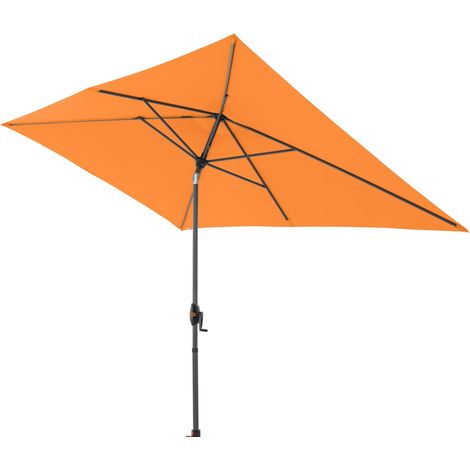 Doppler myZone Mittelmastschirm Auto-Tilt 300 x 200 Sonnenschirm 6 Farben 461465 816 Orange (1/2)