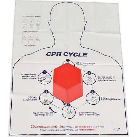 Mannequin médical hexagonal miniature pour la formation aux premiers secours et à la réanimation cardio-respiratoire (RCR). (1/5)