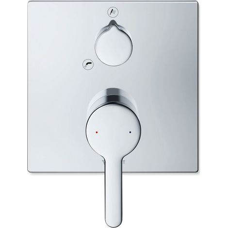 Duravit C.1 Einhebel- Wannenmischer Unterputz, eckige Rosette, (1/5)