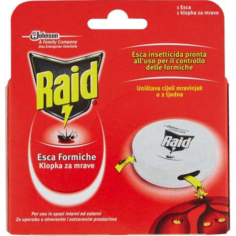 ESCA FORMICHE RAID- S.C.JOHNSON ITALY- 12,0 pz