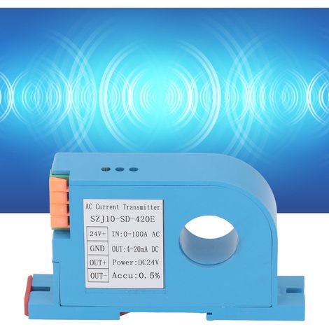 Einphasiger 4-20 mA Wechselstromtransmitter mit perforiertem Sensor, gesteuert durch eine speicherprogrammierbare Steuerung (1/5)