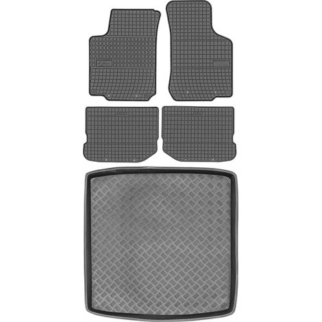 Ensemble de tapis de sol en caoutchouc pour Volkswagen Golf IV Kombi (1999-2003) + tapis de coffre (1/5)