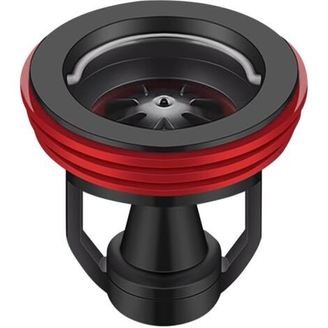 Bouchon de vidange anti-odeurs - Bouchon de vidange, filtre en cuivre anti-odeurs, clapet anti-retour Système de drainage anti-odeurs (noir) (1/5)