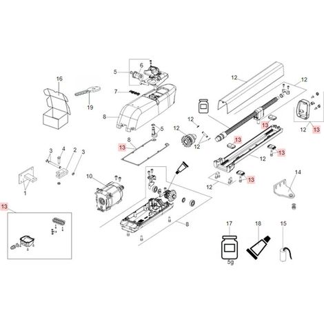 FAAC 63003351 Minuterie Per Motore Attuatore 413 415 Ricambio (1/3)