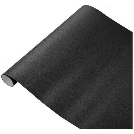 Garneck Sichtschutzfolie, selbstklebend für optimalen Sichtschutz (schwarz) - Schwarz (1/4)