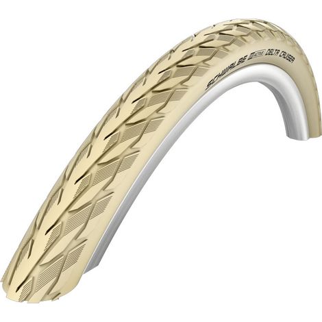 Schwalbe Reifen Delta Cruiser Plus HS431 28x1.40" 37-622 creme-TSkin Refl.PG SBC (1/2)