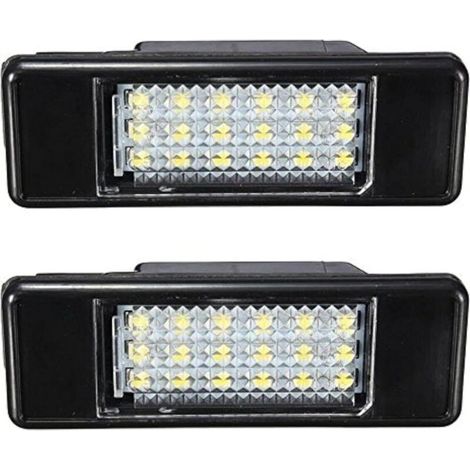 2x Blanc 18SMD LED éclairage de plaque d'immatriculation pour P eugeot 106 207 307 308 406 407 508 style (1/3)