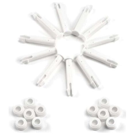 BUNTHAUS PA 12 Goupilles Plastique pour Piscine Cadre Rectangulaire Ronde 5.5 cm Pièces Détachées (1/4)