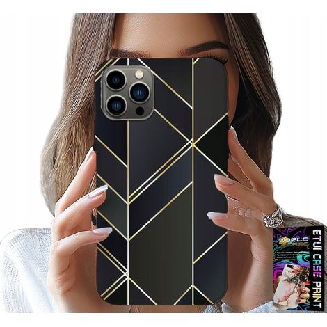Custodia per iPhone 11 PRO - cornice dorata, motivi eleganti + vetro (1/5)