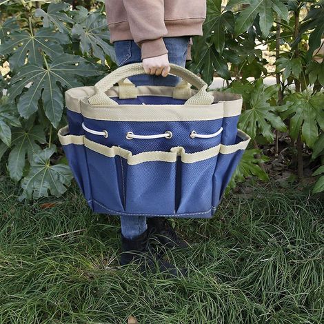 Un grand sac de rangement de jardin/sac à main pour outils de jardin, jaune, 15 x 15 x 10,5 cm (1/5)