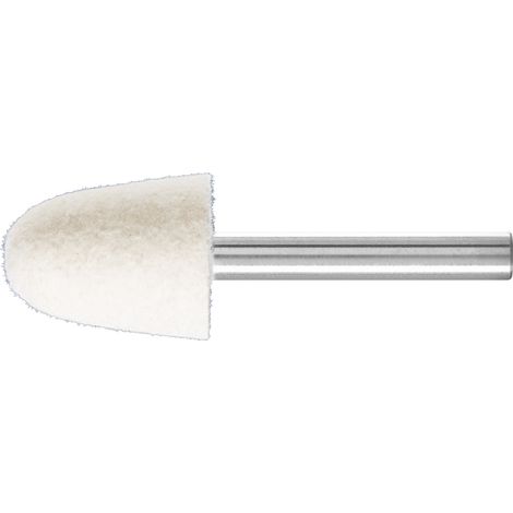 PFERD TOOLS harte Filzpolierstifte Kegelform Ø 20x25 mm Schaft-Ø 6 mm 10 Stk