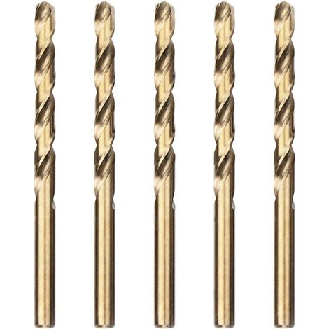 Spiralbohrer HSS Kobalt Geschliffen 6.5mm 6.5mm x 101mm x 5pcs (1/5)