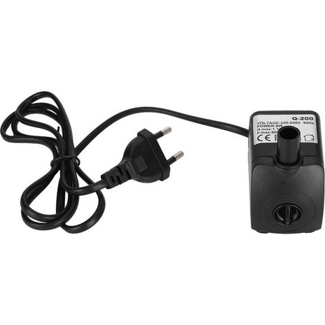 8W Submersible Aquarium Water Pump, Bottom Suction for Aquariums, Low Filtration, 220-240V Plug, EU Plug (1/5)