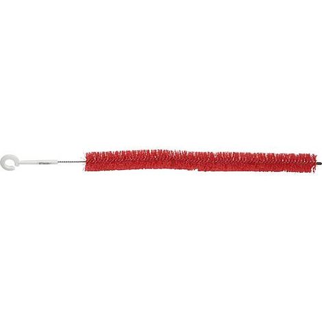 Brosse de chauffage 60 cm avec manche en plastique ronde