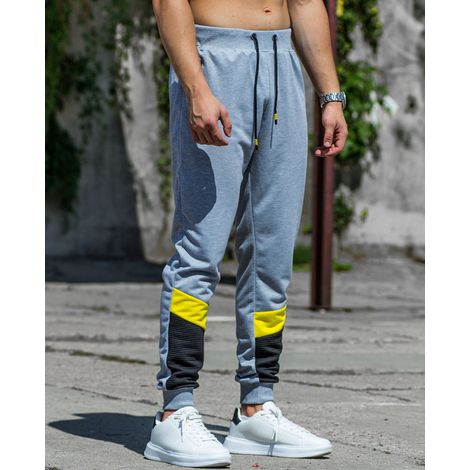 Herren-Jogginghose, grau, Größe Recea XL
