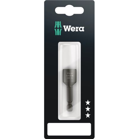 Wera 869/4 M SB 05073506001 Steckschlüssel-Maschinenaufnahme 11 mm Antrieb 1/4" (6.3 mm) 50 mm 1 St (1/2)