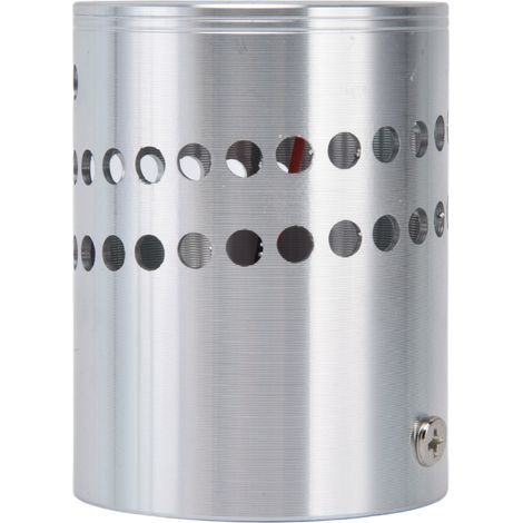 Luminaire mural LED à trou spiral en aluminium - Résistant à la chaleur, 3W dimmable (90-100 LM) AC85-265V Blanc chaud - Pour salon, bar, restaurant (1 lampe avec kit de fixation)