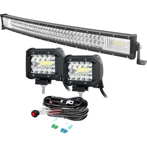 Barra luminosa a LED, alta potenza, design impermeabile, curva 7D da 32 pollici (1/2)