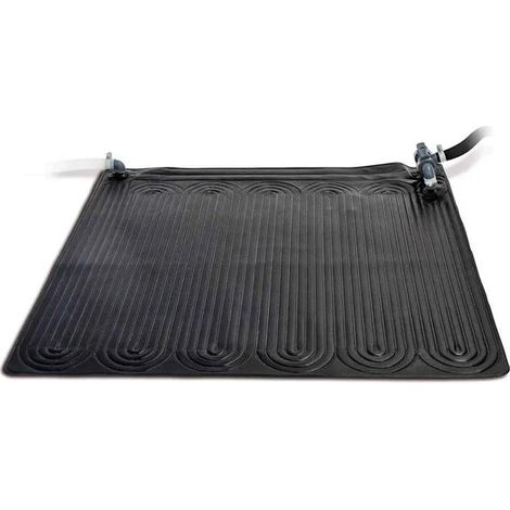 Tapis chauffant solaire Intex en PVC noir 1,2 x 1,2 mètres 28685