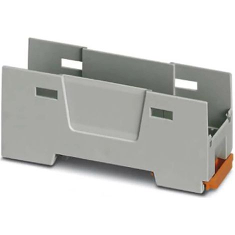[NEUWERTIG] B-Ware Phoenix Contact Gehäuseunterteil Gehäuse Unterteil Lichtgrau Schiene 10 Stück
