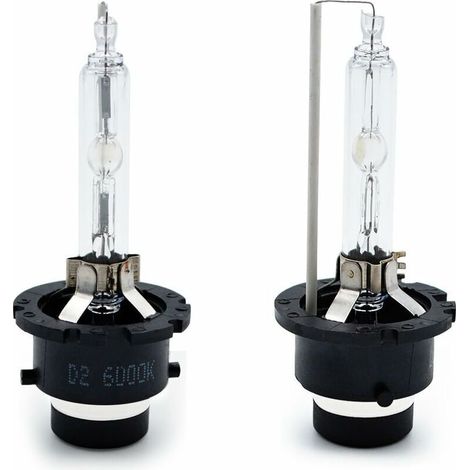 RHG D2S Xénon Kit 6000K HID Lampe à Décharge Phare 35W Blanc Remplacer pour Halogène ou LED Ampoules Extérieures (2 pièces) (1/5)