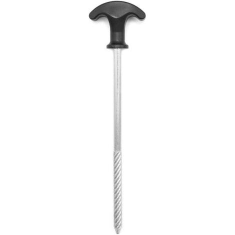 PA Verbesserte Zeltheringe für Bodencamping, Zeltschraubenheringe für Garten, Camping, Reisen, Outdoor, 10 Stück/Set (210 x 7 mm) (1/3)