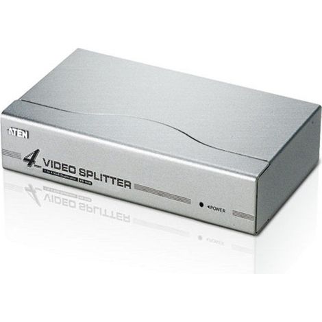 Divisor de vídeo Aten de 4 puertos, ancho de banda de hasta 350 MHz, alcance de hasta 65 m, VS94A-AT-G
