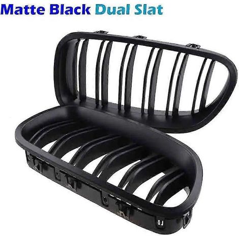 Doppelgrill mit Nierendesign, schwarz, passend für BMW F10 F11 F18 5er (2010–2016), Autozubehör, Ersatzteil – Nierengrill 3