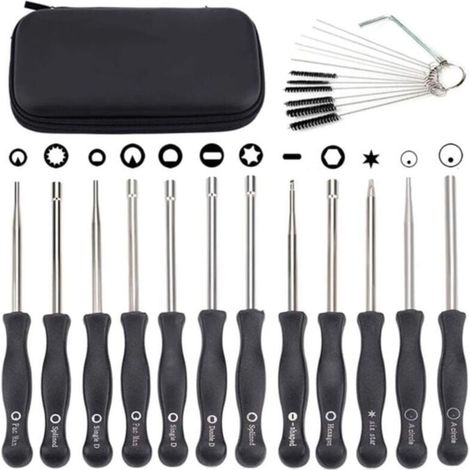 Lot de 12 outils de réglage de carburateur avec scredrivers acircle pour petit moteur 2 temps pour Husqvarna pour STHIL pour tronçonneuse ECHO (1/4)