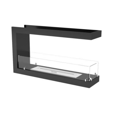 Cheminée BIOETHANOL U double face 100 cm (1/3)