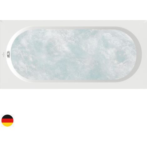 VB Baignoire Oberon 1700x750x475mm rectangulaire avec système CC TP1 Blanc Alpin (1/2)