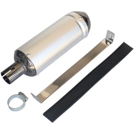 Silencieux d'échappement universel mono-étape de 1,1 pouce pour moto, 28 mm, à clipser, pour moto tout-terrain, scooter, course, VTT (1/5)