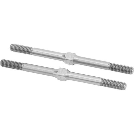 Tendeur RC M4 63 mm, pièce de rechange en acier, pour voiture RC ARRMA Granite 1/10, argent, lot de 2 (1/5)