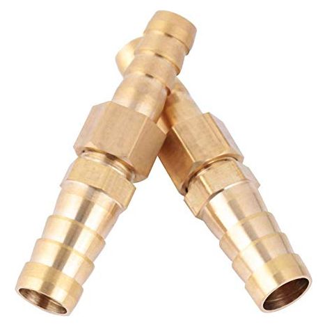 Laiton Barb Réducteur, Joint Tuyau Compression Tuyau Droit Raccord De Tuyau Raccord Composants(8-10mm) (1/5)