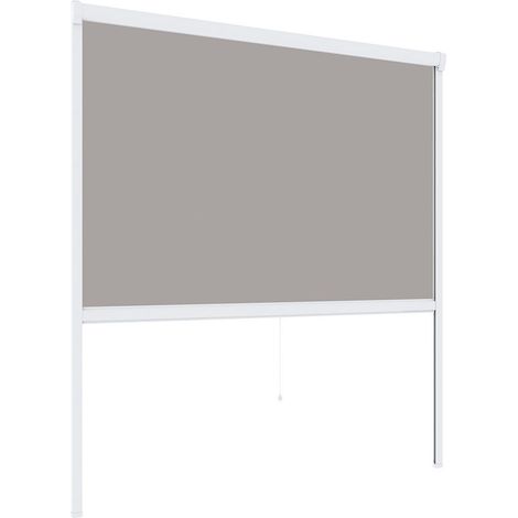 Store moustiquaire enroulable 130x160 cm - aluminium - SIZE/COLOR