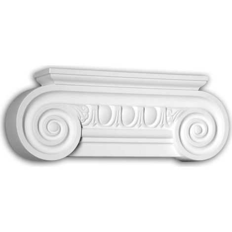 Pilaster Kapitell 451201 Profhome Fassadenelement Pilaster Außenstuck Ionischer Stil weiß