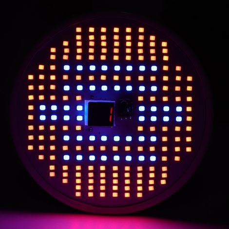 Ampoule LED E27 12W avec minuterie pour la croissance des plantes, idéale pour les semis en pot, les plantes succulentes et les serres d'intérieur (AC85-265VE27). (1/5)