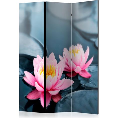 Paravent 3 Volets "Lotus Blossoms" 135x172cm (1/2)