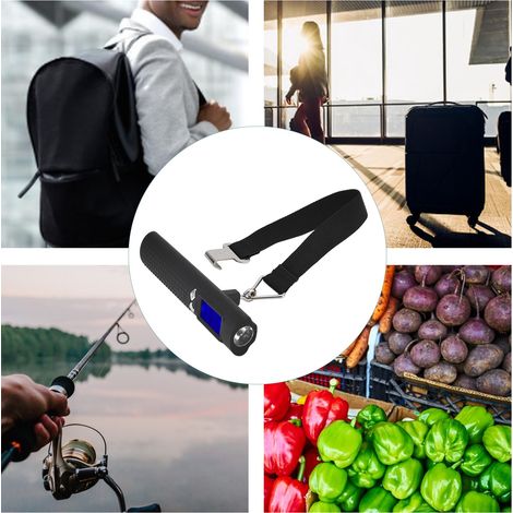 3-in-1 tragbare Powerbank, Gepäckwaage und Taschenlampe (1/5)