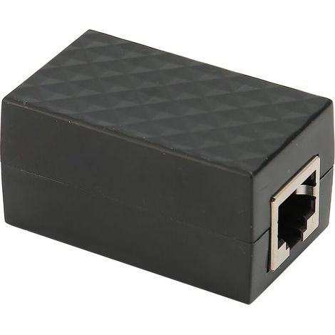 Protector contra sobretensiones Ethernet RJ45 hembra PoE Gigabit LAN Network CAT5 CAT6 Plug and Play-Crezuo