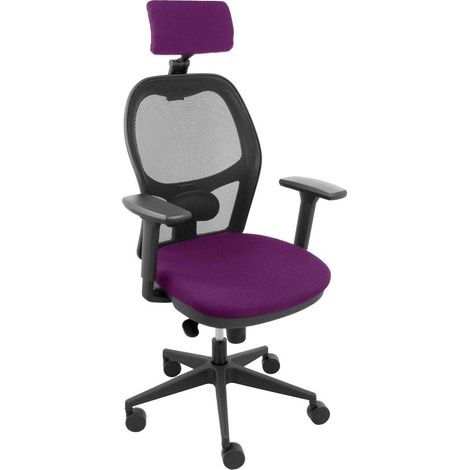 piqueras-y-crespo Jorquera chaise de bureau violet ergonomique
