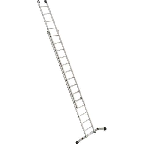 Euroline Premium 302 Schiebeleiter 2x14 Sprossen mit Vario-Traverse (1/5)