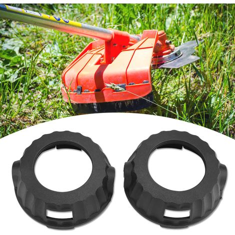 Tête de débroussailleuse 2 pièces, capot de protection remplacement, accessoire pour coupe-bordure, compatible 545003365 P4500 PP033 PP125 PP25, plastique robuste (1/5)