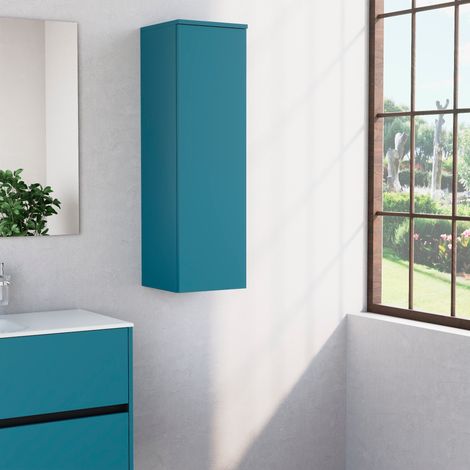 Inda - Colonna bagno con anta SX e 3 ripiani 30x102 cm - Avio (1/4)