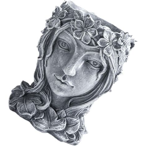 Ornement de Bureau en Résine Forme Fille Pot de Fleurs Décoratif pour Succulentes et Fleurs Vase à Composition Créatif pour Bureau ou Boutique (1/5)