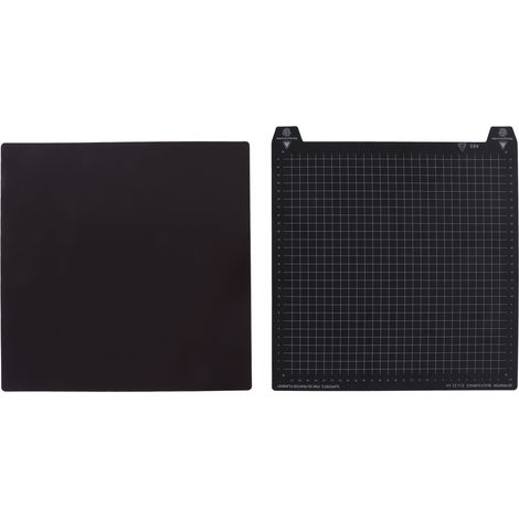 Plaque en acier à ressort magnétique flexible 310x310mm pour impression 3D PLA/ABS, double face, feuille de lit imprimable compatible imprimante 3D (1/5)