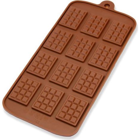 Moule Silicone Chocolat - - Marron - Pour Glaçons, Bonbons, Décorations (1/5)